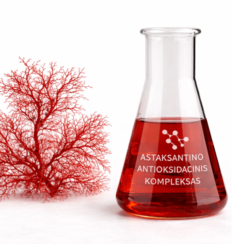 Astaksantino antioksidacinis kompleksas